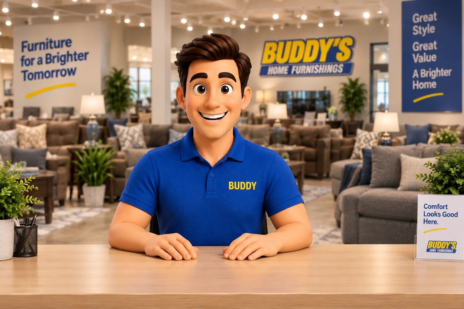 Buddy’s showroom