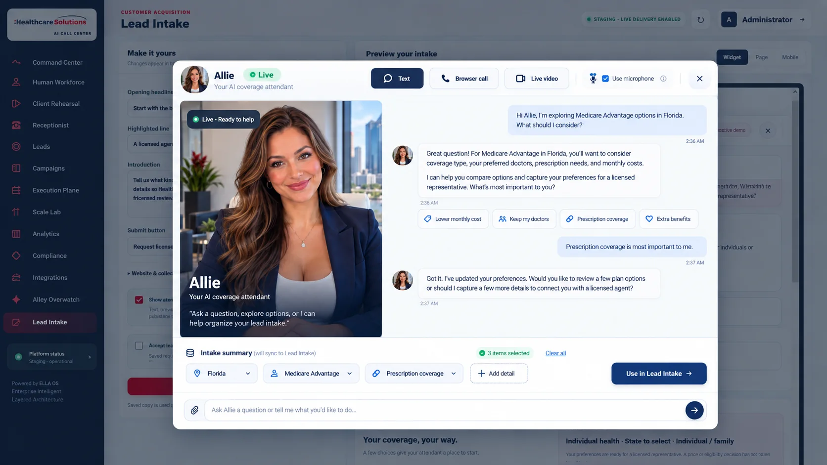 CONCIERGE / CONVERSATION & CONTEXT