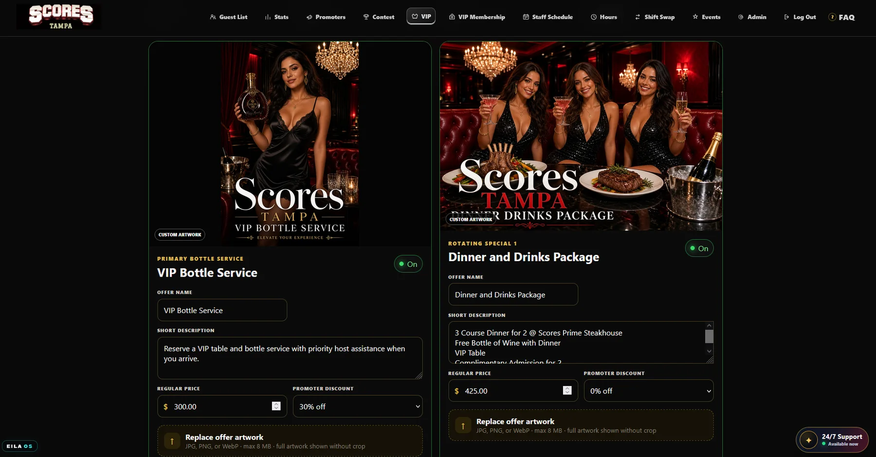 Scores Tampa