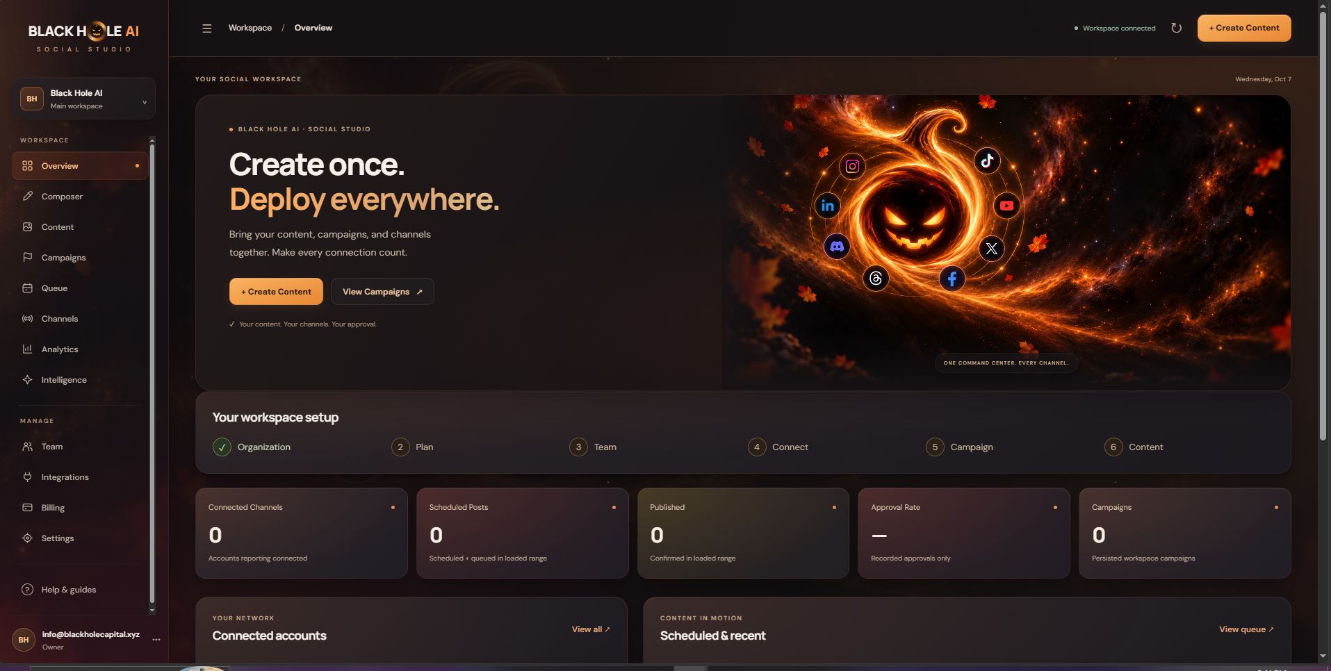 Social Studio overview
